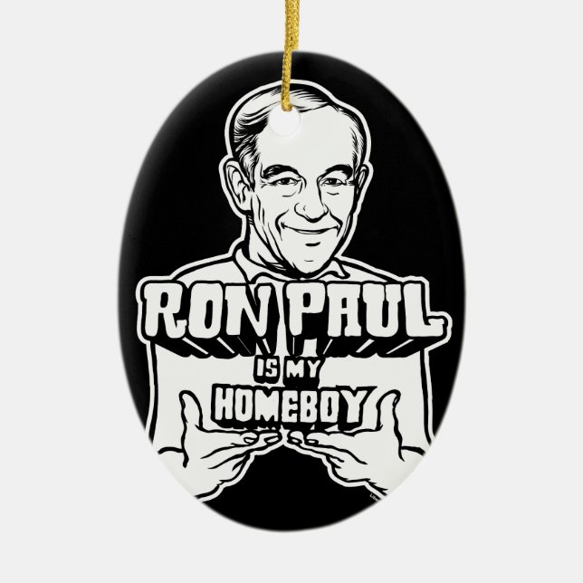 Ron Paul est mon ornement de Homeboy (Devant)