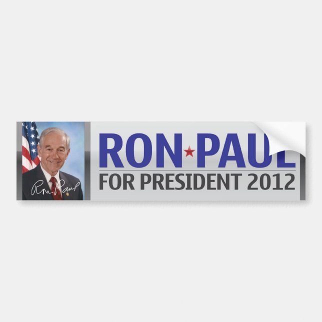 Ron Paul for President 2012 Bumper Sticker (Front)