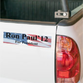 Ron Paul For President Bumpersticker Bumper Sticker (On Truck)