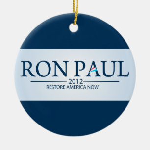 Ron Paul for President Ceramic Ornament