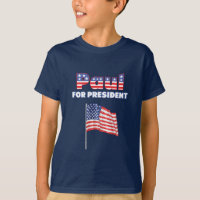 Ron Paul for President Patriotic American Flag