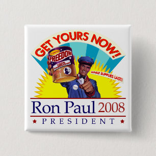 Ron Paul for President Retro Button
