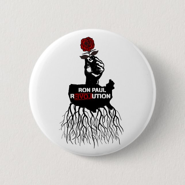 Ron Paul Grass Roots Button (Front)