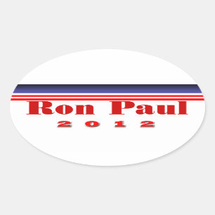 Ron Paul Oval Sticker