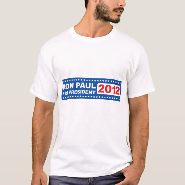 Ron Paul pour le mâle 2012 de président T-shirt (Devant)