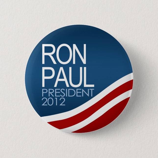 Ron Paul President 2012 2 Inch Round Button (Front)