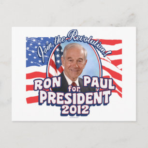 Ron Paul President 2012 Postcard