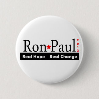 Ron Paul - Real Hope Real Change 2012 Button