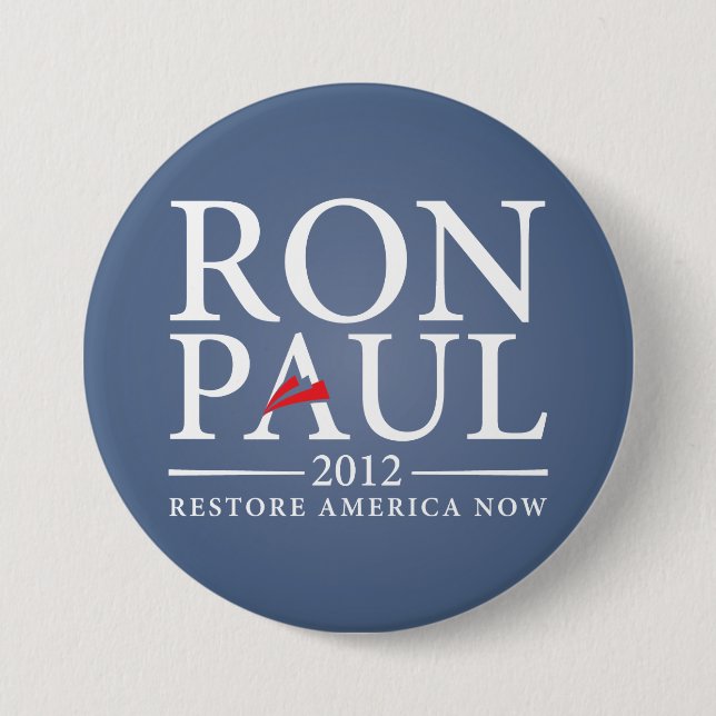 Ron Paul Restore America Now Button (Front)