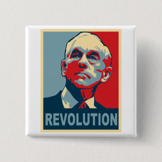 Ron Paul Revolution 2 Inch Square Button