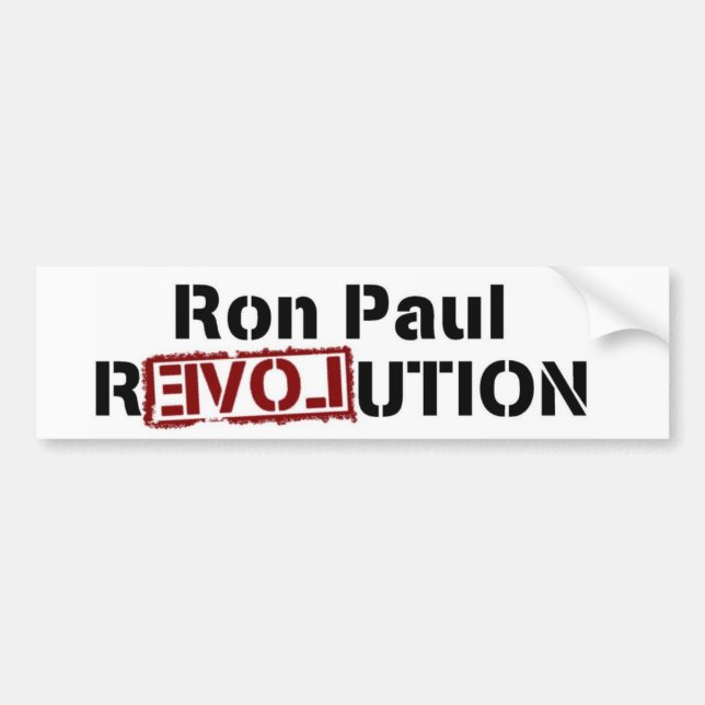 Ron Paul Revolution Bumper Sticker (Front)