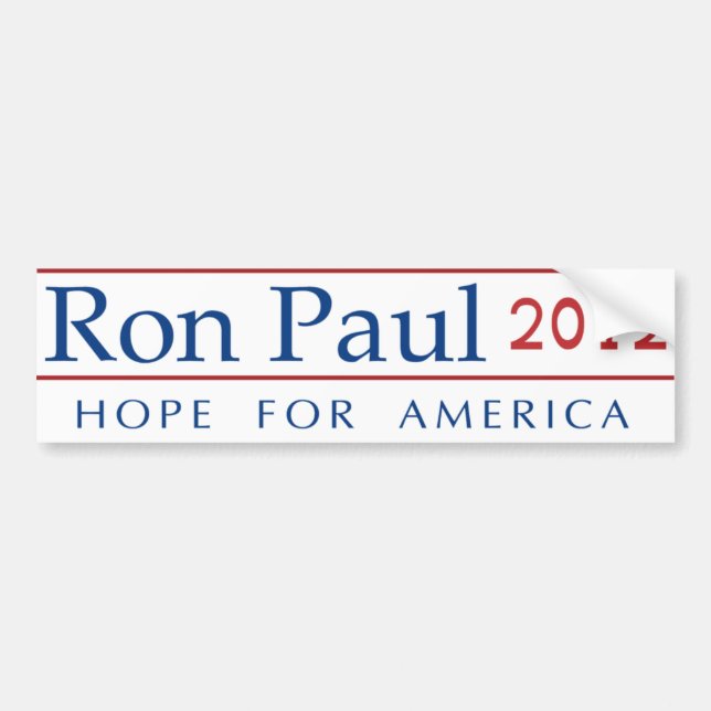 Ron Paul Revolution Bumper Sticker (Front)