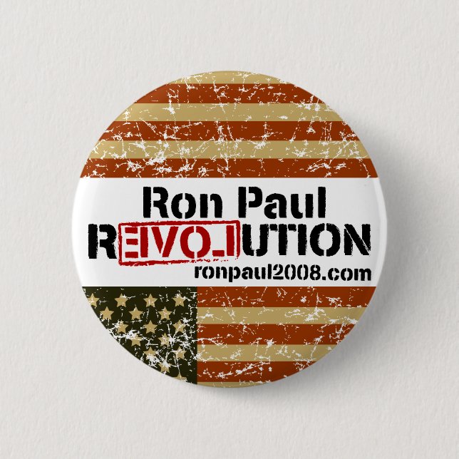 Ron Paul Revolution Button (Front)