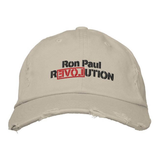 Ron Paul Révolution Casquette brodé (Devant)