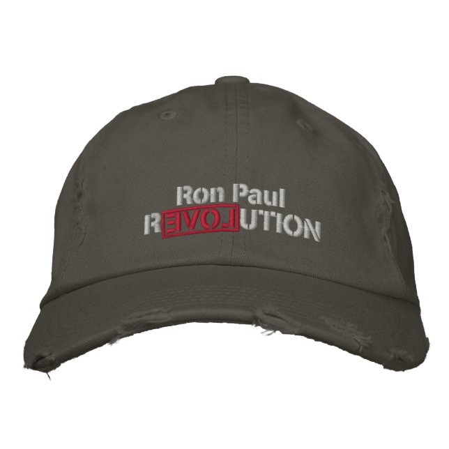 Ron Paul Révolution Casquette brodé (Devant)