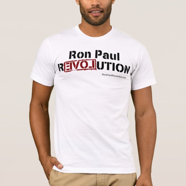 Ron Paul Revolution Fitted T T-Shirt (Front)