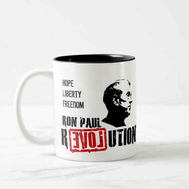 Ron Paul Revolution - Hope For America Mug (Left)
