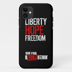Ron Paul Revolution - Liberty, Hope, Freedom iPhone 11 Case