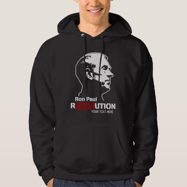 Ron Paul Revolution Personalized Hoodie (Front)