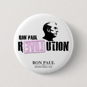 Ron Paul Revolution - Pink 2 Inch Round Button