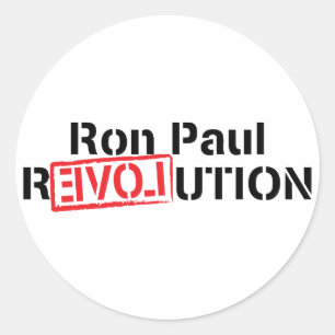 Ron Paul Revolution Round Sticker