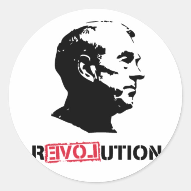 Ron Paul Revolution sticker (Front)