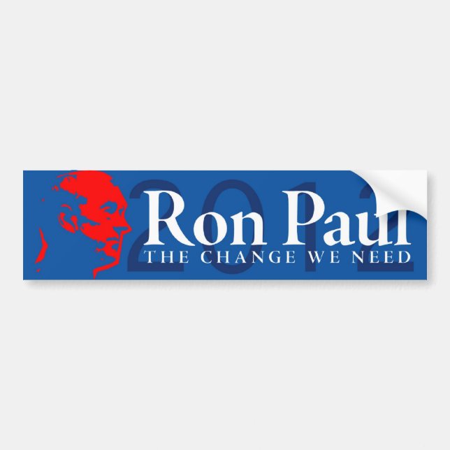 Ron Paul - the Change we Need Bumper Sticker (Front)