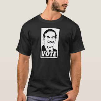 Ron Paul Vote 2012 Black T-Shirt