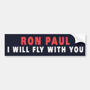RON PAUL WITH YOU BUMPER STICKER