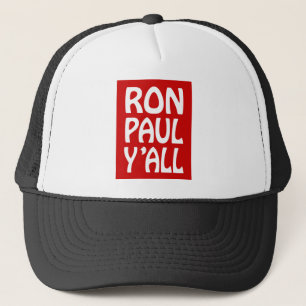 ron paul y'all trucker hat