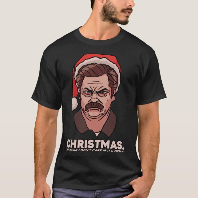 Ron Swanson Noël T-shirt essentiel (Devant)