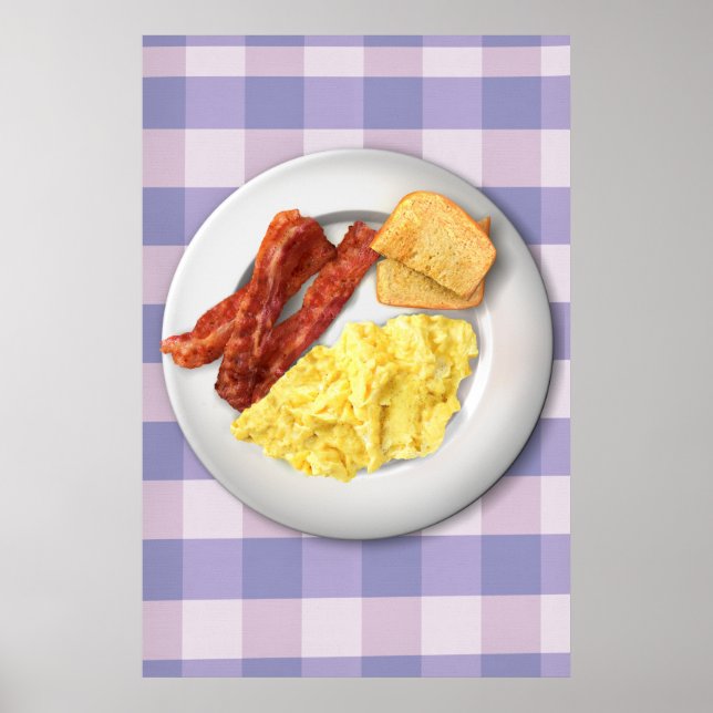Ron Swanson's Breakfast Poster Of Greatness (Front)