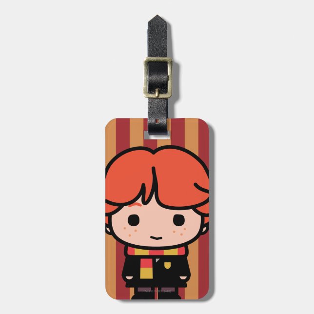 Ron Weasley Cartoon Character Art Luggage Tag (Front Vertical)