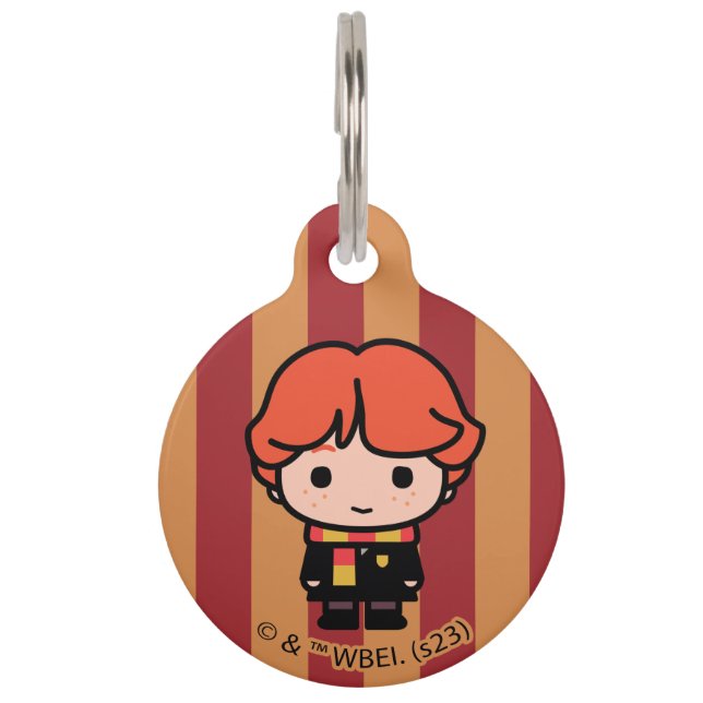 Ron Weasley Cartoon Character Art Pet Tag (Front)