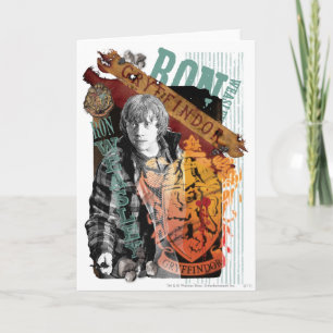 Ron Weasley Collage 1 Card