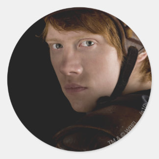 Ron Weasley Geared Up Classic Round Sticker