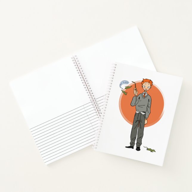 Ron Weasley Illustration "Eat Slugs" Notebook (Inside)