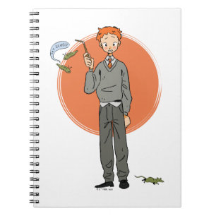 Ron Weasley Illustration "Eat Slugs" Notebook
