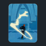 Ron Weasley Patronus Painting Magnet<br><div class="desc">Step into the Wizarding World with this dynamic Ron Weasley design, capturing a powerful moment of magic in motion. Ron is mid-cast as a luminous Patronus bursts forward in a brilliant sweep of light. The glowing spell contrasts beautifully with the cool blue tones of the castle interior, creating a striking,...</div>