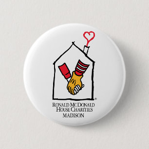 Ronald McDonald Hands 2 Inch Round Button