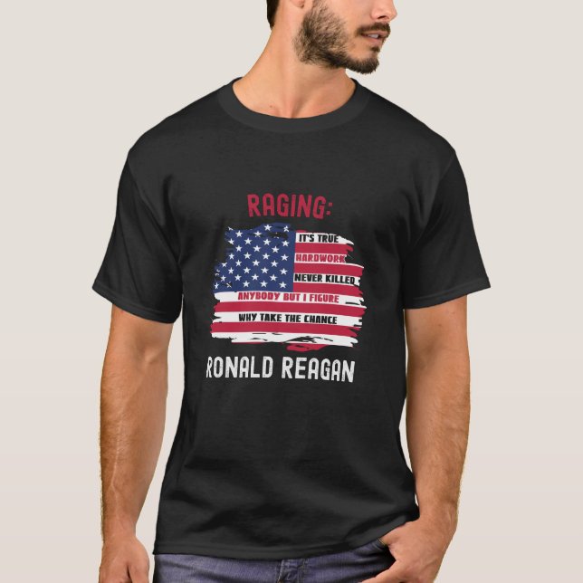 Ronald Ragin Reagan, I Smell Commies T-Shirt (Front)