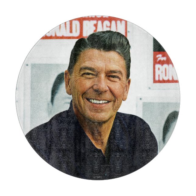 Ronald Reagan Cutting Board (Front)