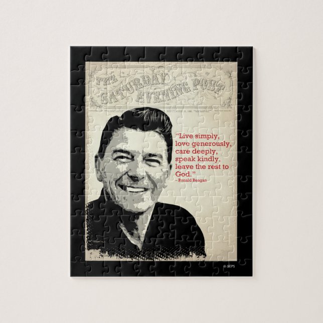 Ronald Reagan Quote Jigsaw Puzzle (Vertical)