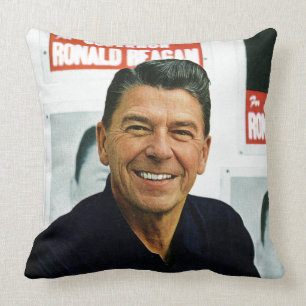 Ronald Reagan Throw Pillow