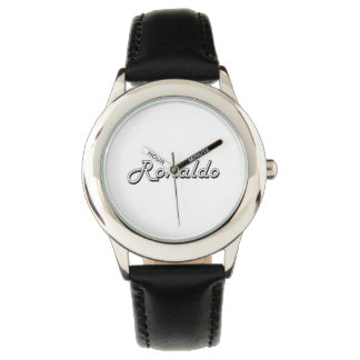 Ronaldo Classic Retro Name Design Watch