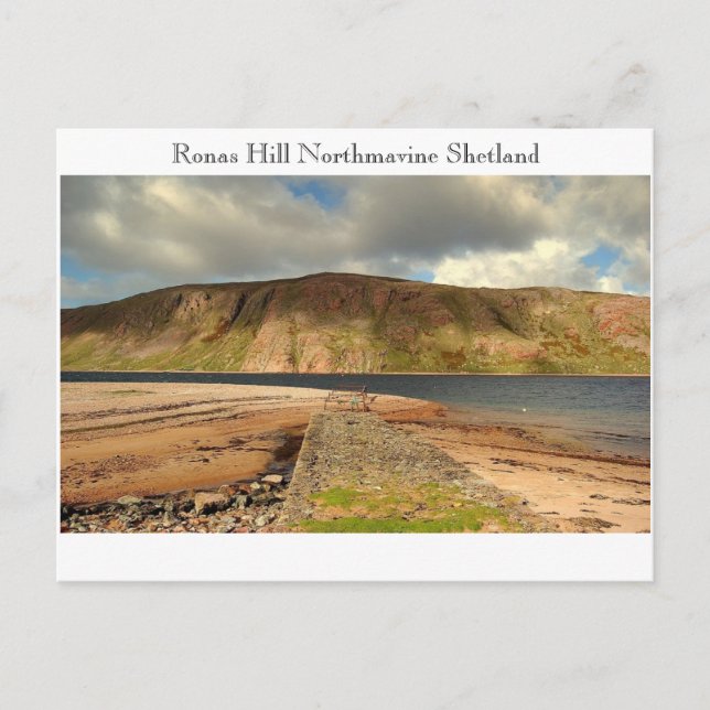 RonasHill, Ronas Hill Northmavine Shetland Postcard (Front)