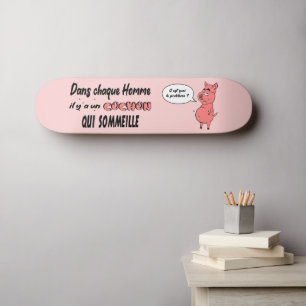 Ronchon le cochon skateboard