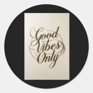 Rond 001 Sticker Good Vibes uniquement