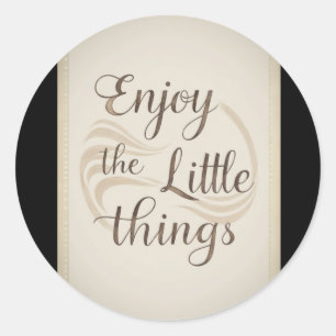 Rond 002 Profitez de petites choses Sticker