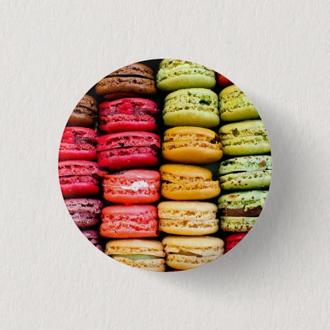 Rond 2,50 Cm Pin de bouton de Macaron (Devant)